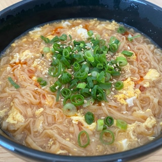 チキンラーメンで！？酸辣湯麺風♡